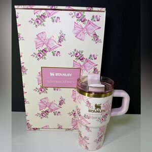 Stanley LoveShackFancy Rosa Beaux Pink 20oz Tumbler BNIB